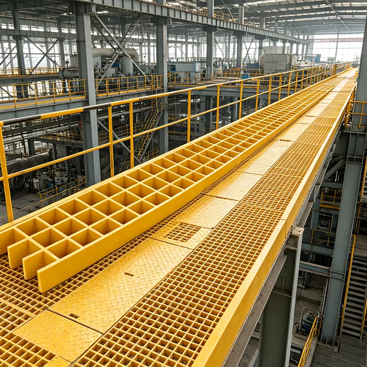 Heavy Duty FRP Walkway Grating